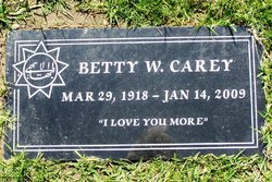 Betty W. <I>Wilson</I> Carey 
