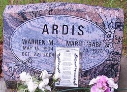 Warren Monroe Ardis 