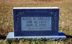 Alice <I>Howard</I> Abbott 