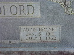 Addie <I>Hogsed</I> Ledford 