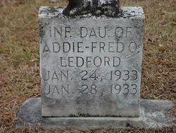 Infant Daughter Ledford 