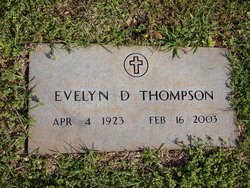 Ora Evelyn <I>Dowling</I> Thompson 