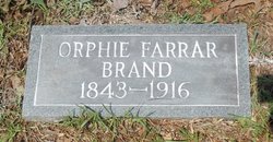 Orphie <I>Farrar</I> Brand 