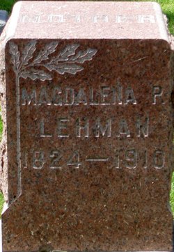 Magdalena P. <I>Lehman</I> Lehman 