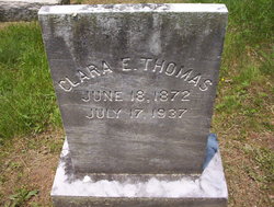 Clara E <I>Barr</I> Thomas 