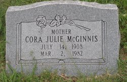 Cora Julie <I>Albert</I> McGinnis 