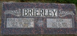 Josie Arvilla <I>Crittenden</I> Brierley 
