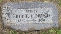 Mathias Henry “Matthew” Backus 