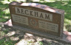 Marie Elizabeth <I>Hancock</I> Beckham 