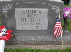 Walter A “Buck” Olinger 