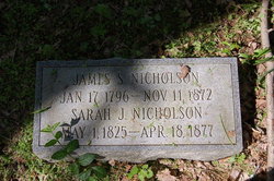 Sarah Jane <I>Johnson</I> Nicholson 