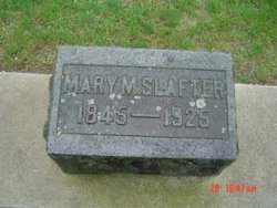 Mary Maria <I>Lombard</I> Slafter 