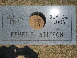 Ethel L <I>Burton</I> Allison 
