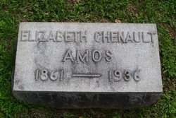 Elizabeth <I>Chenault</I> Amos 