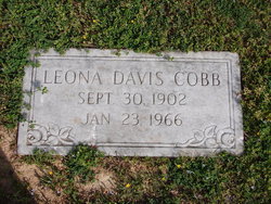 Leona <I>Davis</I> Cobb 