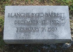Blanche Virginia <I>Byrd</I> Barrett 