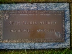 Jean Marie <I>Anderson</I> Allred 