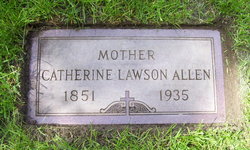 Catherine <I>Lawson</I> Allen 