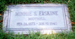 Minnie <I>Steffens</I> Erskine 