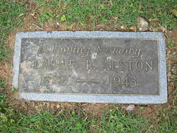 Claude R Alston 