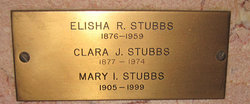 Miss Mary Isabel Stubbs 