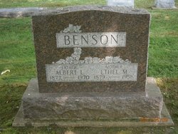 Ethel May <I>Clifton</I> Benson 