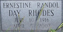Ernestine Elise <I>Randol</I> Rhodes 