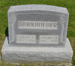 Sarah <I>Kiener</I> Burkholder 