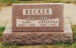 Christina <I>Christmann</I> Becker 