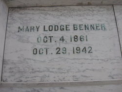 Mary King <I>Lodge</I> Benner 