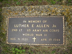 2LT Luther Evans Allen Jr.