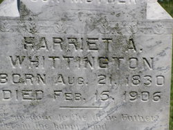 Harriet Amanda <I>Hawthorne</I> Whittington 