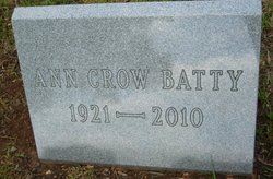 Ann <I>Crow</I> Batty 