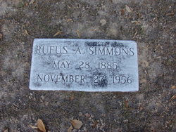 Rufus A Simmons 