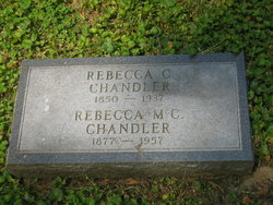 Rebecca <I>Coltman</I> Chandler 