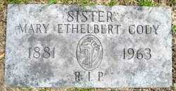 Sr Mary Ethelbert Cody 
