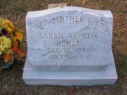 Sarah Amelia <I>Bell</I> Bowen 