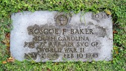 Pvt Roscoe Farrol Baker 