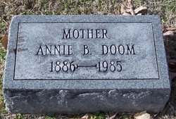 Anna B “Annie” <I>Berry</I> Doom 