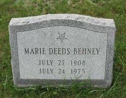 Marie <I>Deeds</I> Behney 