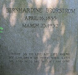 Bernhardine <I>Wennstrom</I> Brorstrom 