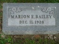 Marion E. Bailey 