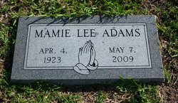 Mamie Lee Adams 