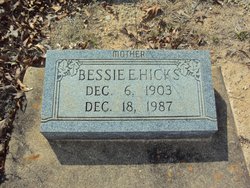 Bessie E <I>Davis</I> Hicks 