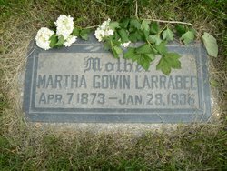Martha Jane Lillian <I>Gowin</I> Larrabee 