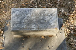 Anna E. <I>Little</I> Armstrong 