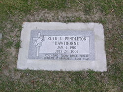 Ruth Elizabeth <I>Church</I> Hawthorne 