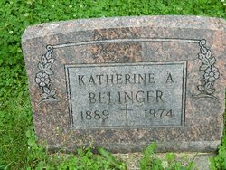 Katherine Amelia “Kittie” <I>Morgan</I> Belinger 