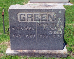 Henrietta <I>Stirman</I> Green 
