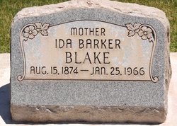 Ida <I>Barker</I> Blake 